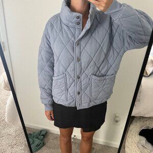 Blue quilt jacket